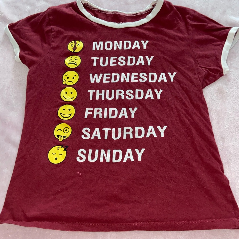 ON FIRE emoji shirt